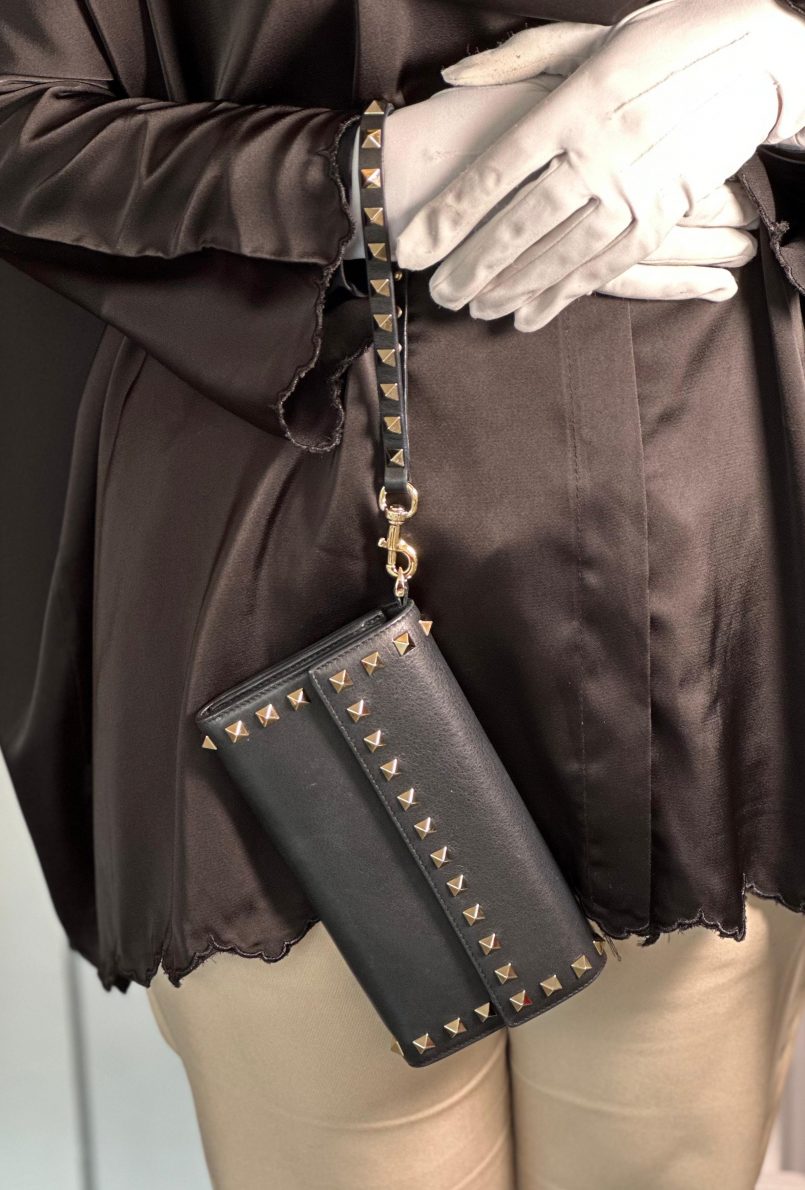 Valentino Rockstud Long Wallet