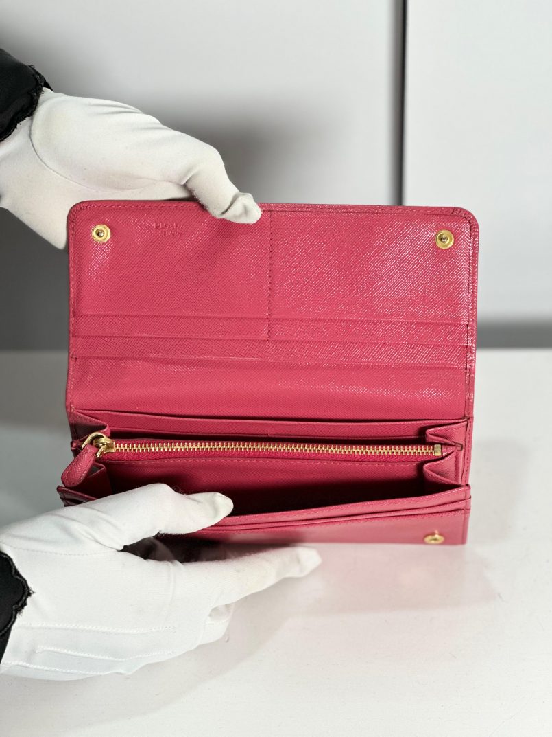 Prada Fiocco Bow Wallet
