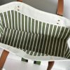 Harrods Green Stripe Tote