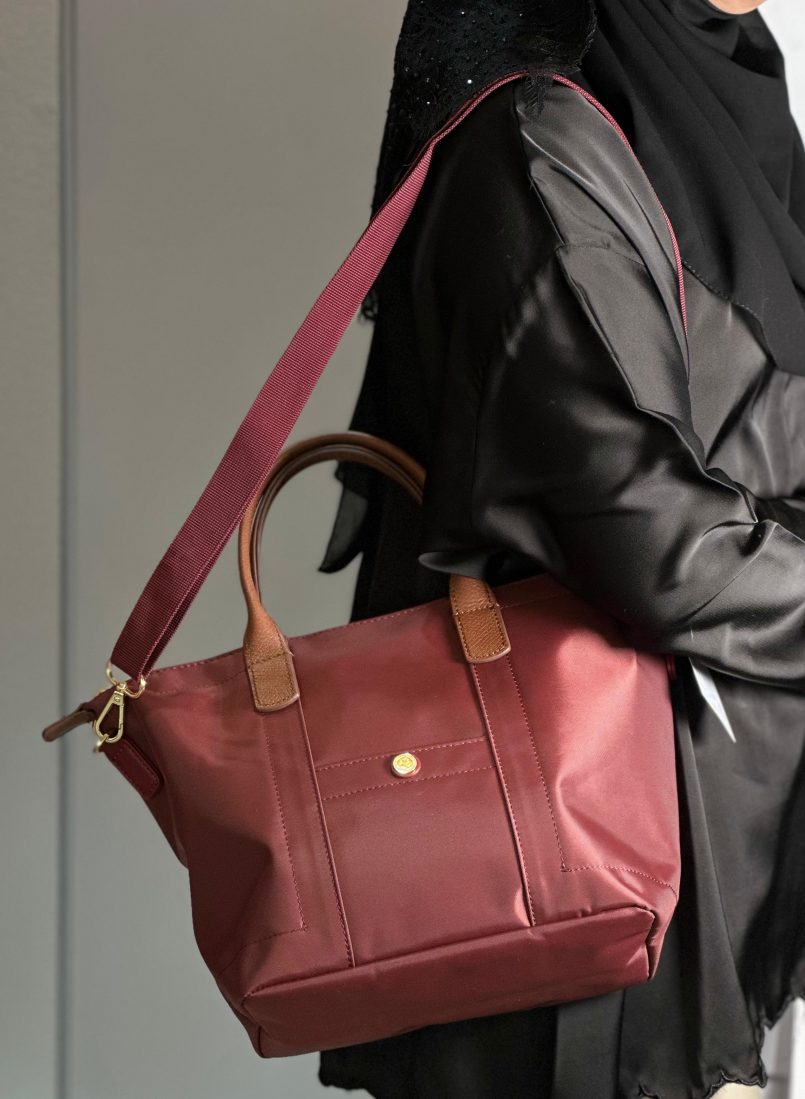Harrods Small Grab Nylon Tote Bag
