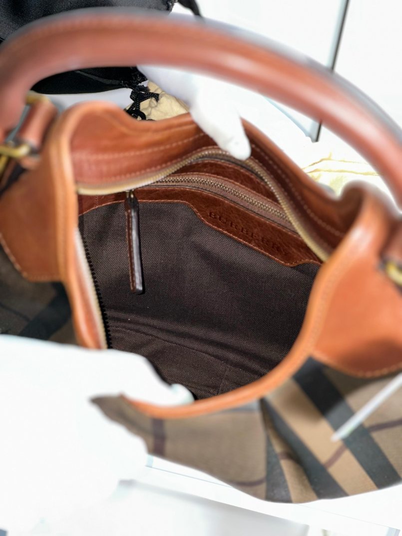 Burberry Brooklyn Hobo Bag Tan