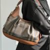 Burberry Brooklyn Hobo Bag Tan