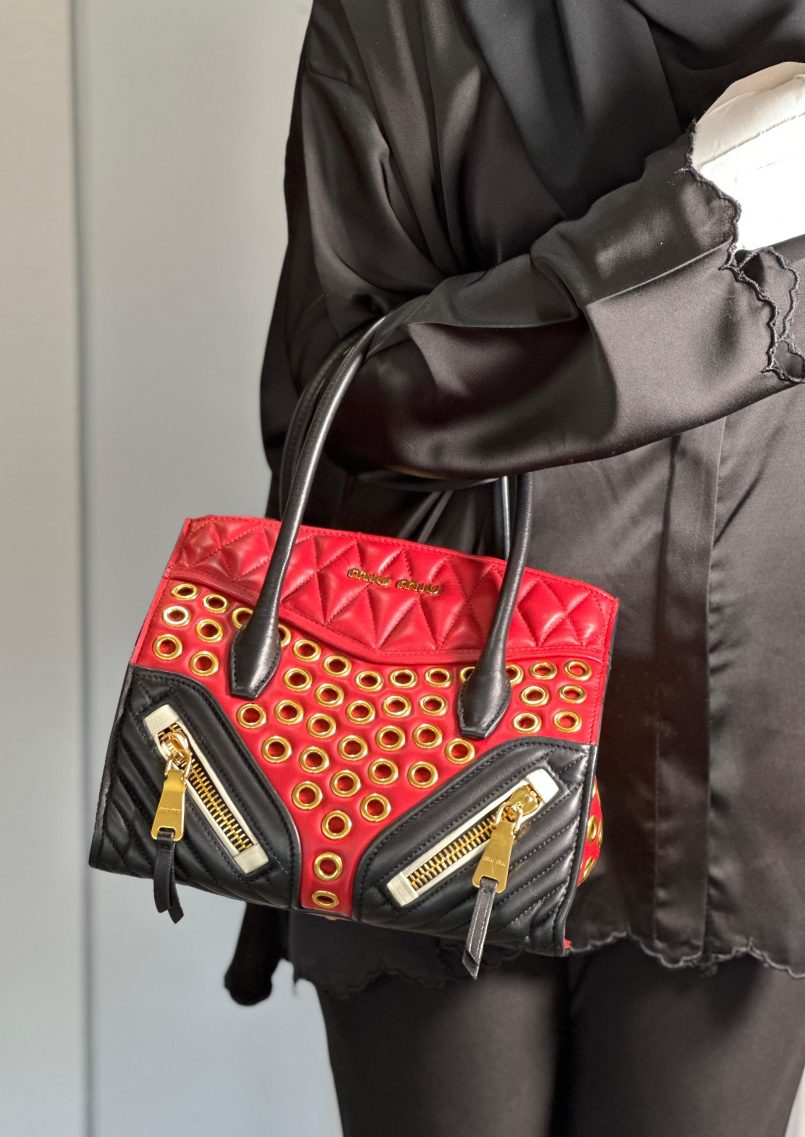 Miu Miu Biker Grommet Bag