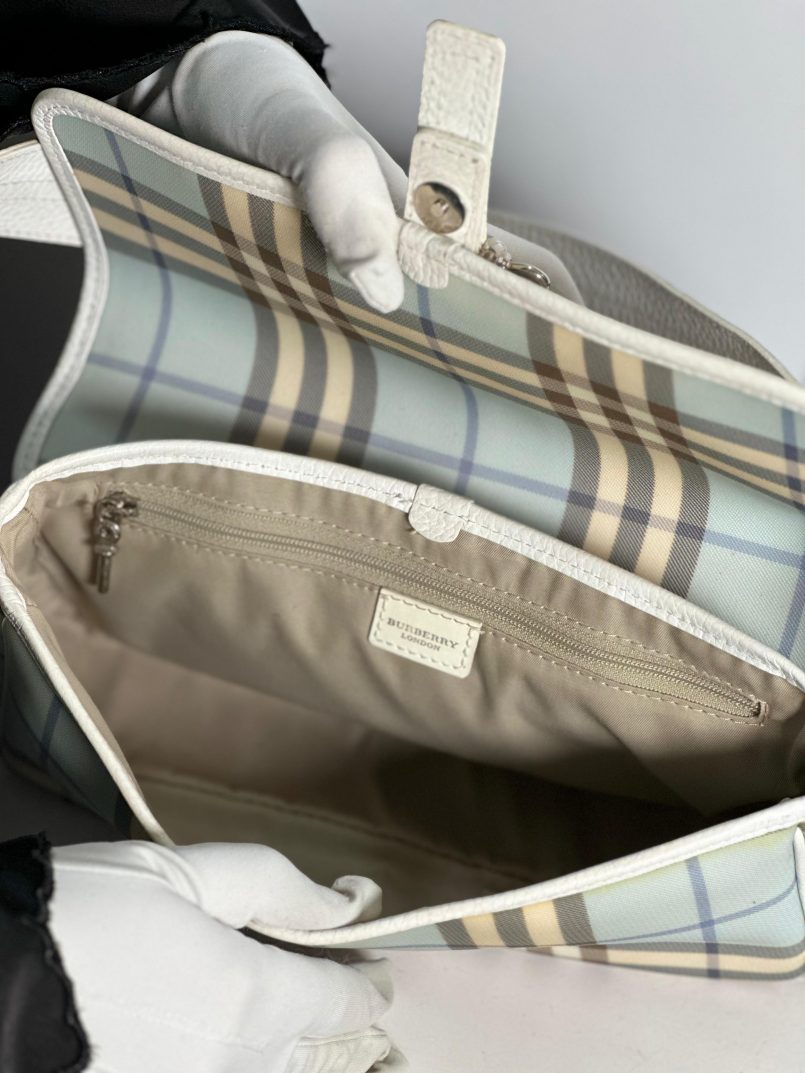 Burberry Nova Check Buckle Shoulder Bag