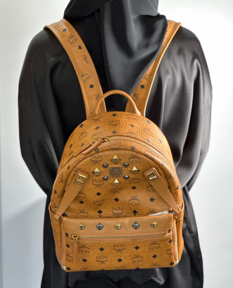 MCM Studded Backpack