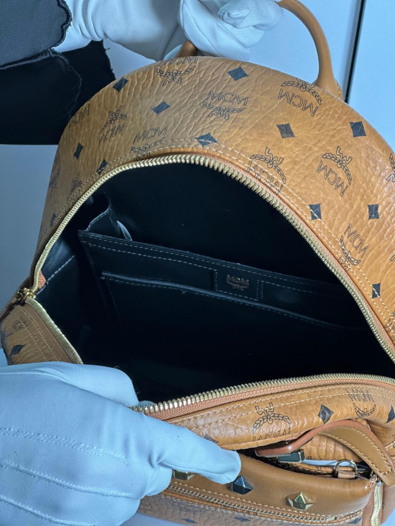 MCM Studded Backpack
