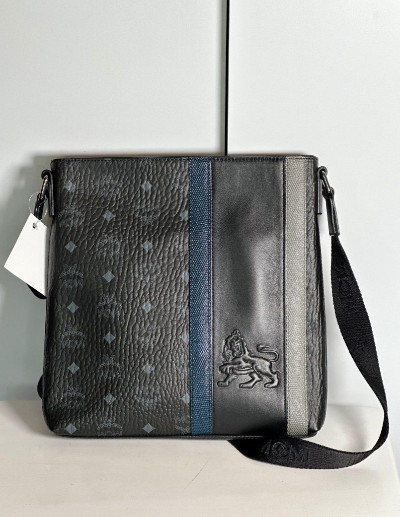 MCM Munich Lion Messenger Bag