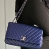 Chanel Surpique Chevron CC Bag