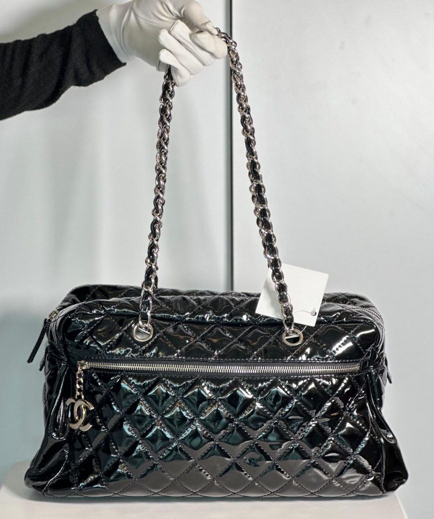 Chanel Patent Chain Shoulder Bag
