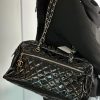 Chanel Patent Chain Shoulder Bag