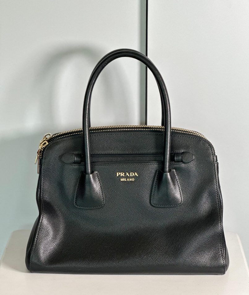 Prada Saffiano Double Zip Bag