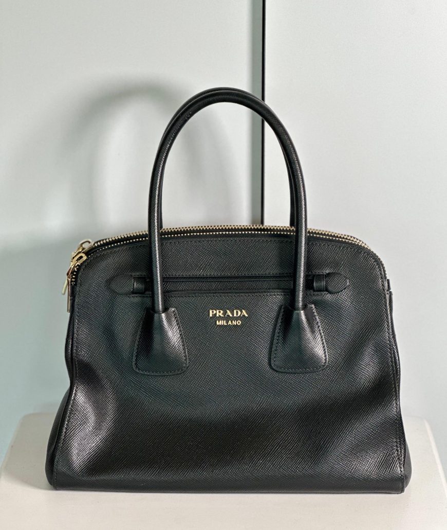 Prada Saffiano Double Zip Bag