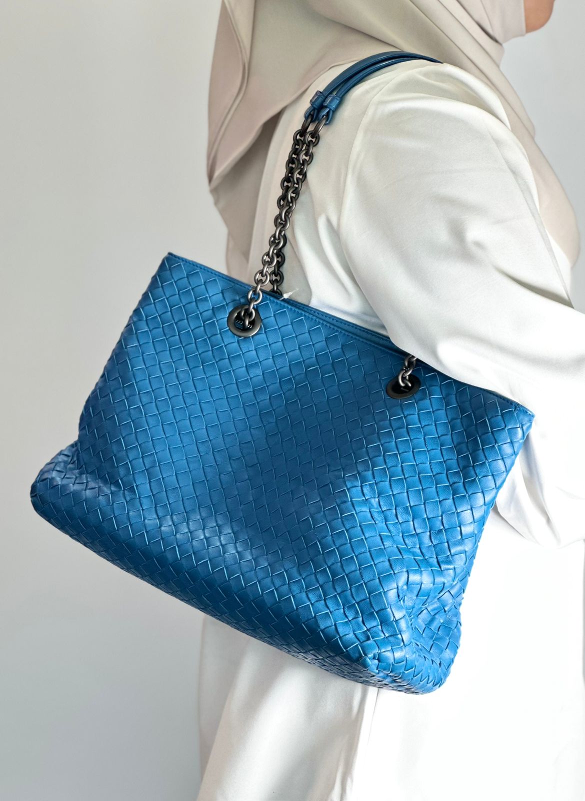 Bottega Venetta Intrecciato Leather Bag