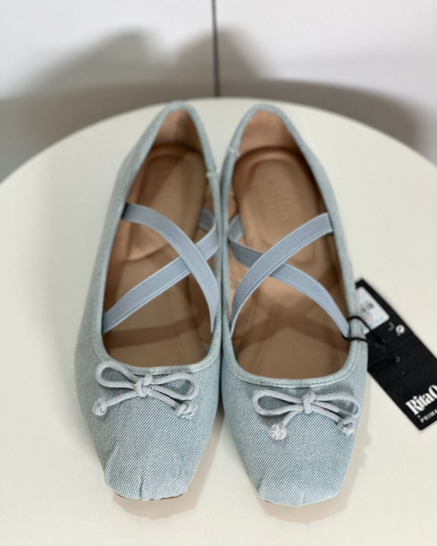 Primark denim blue shoes